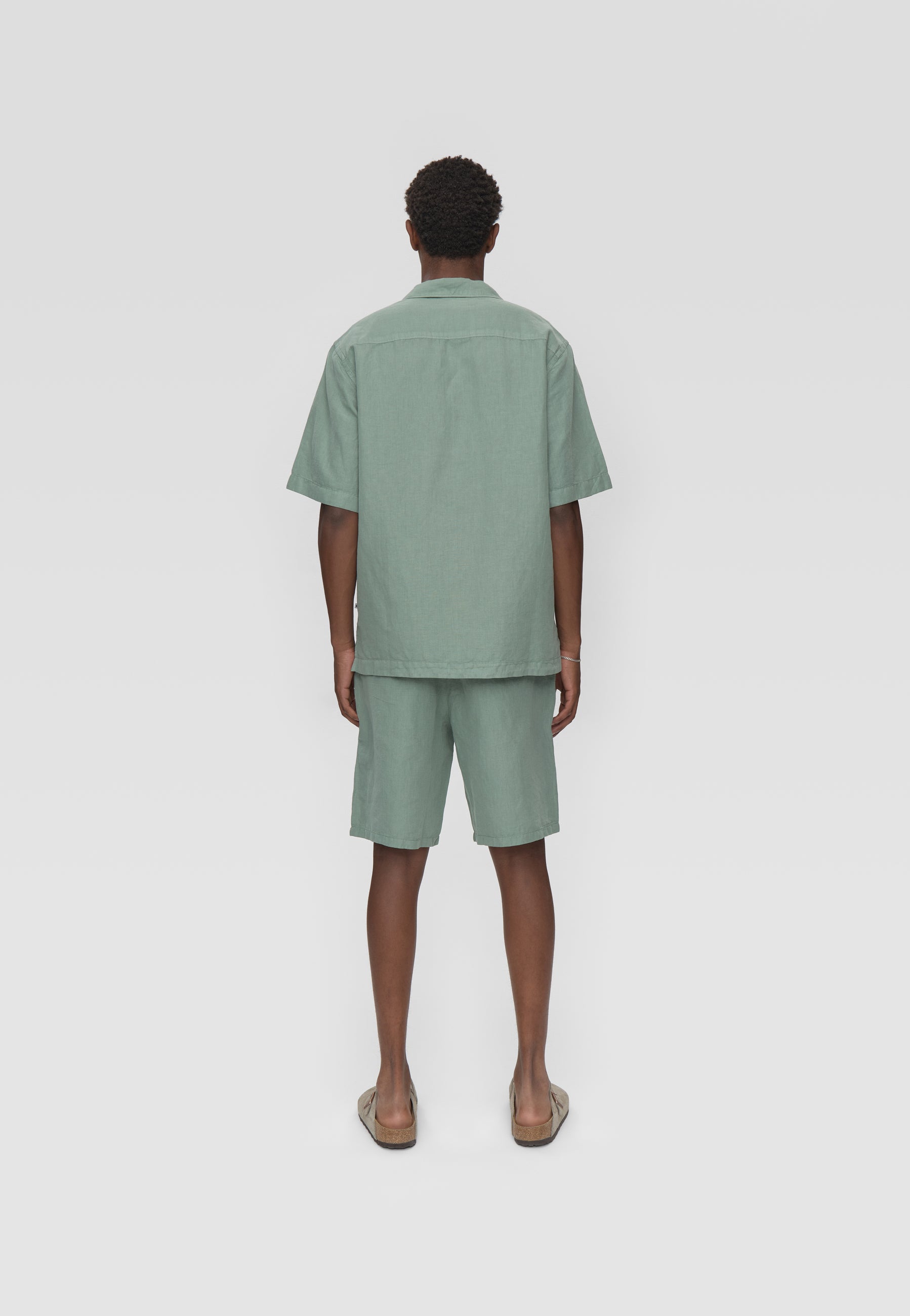 minimum male Hayden reg ss shirt 4576 Short Sleeved Shirt 5107 Chinois green