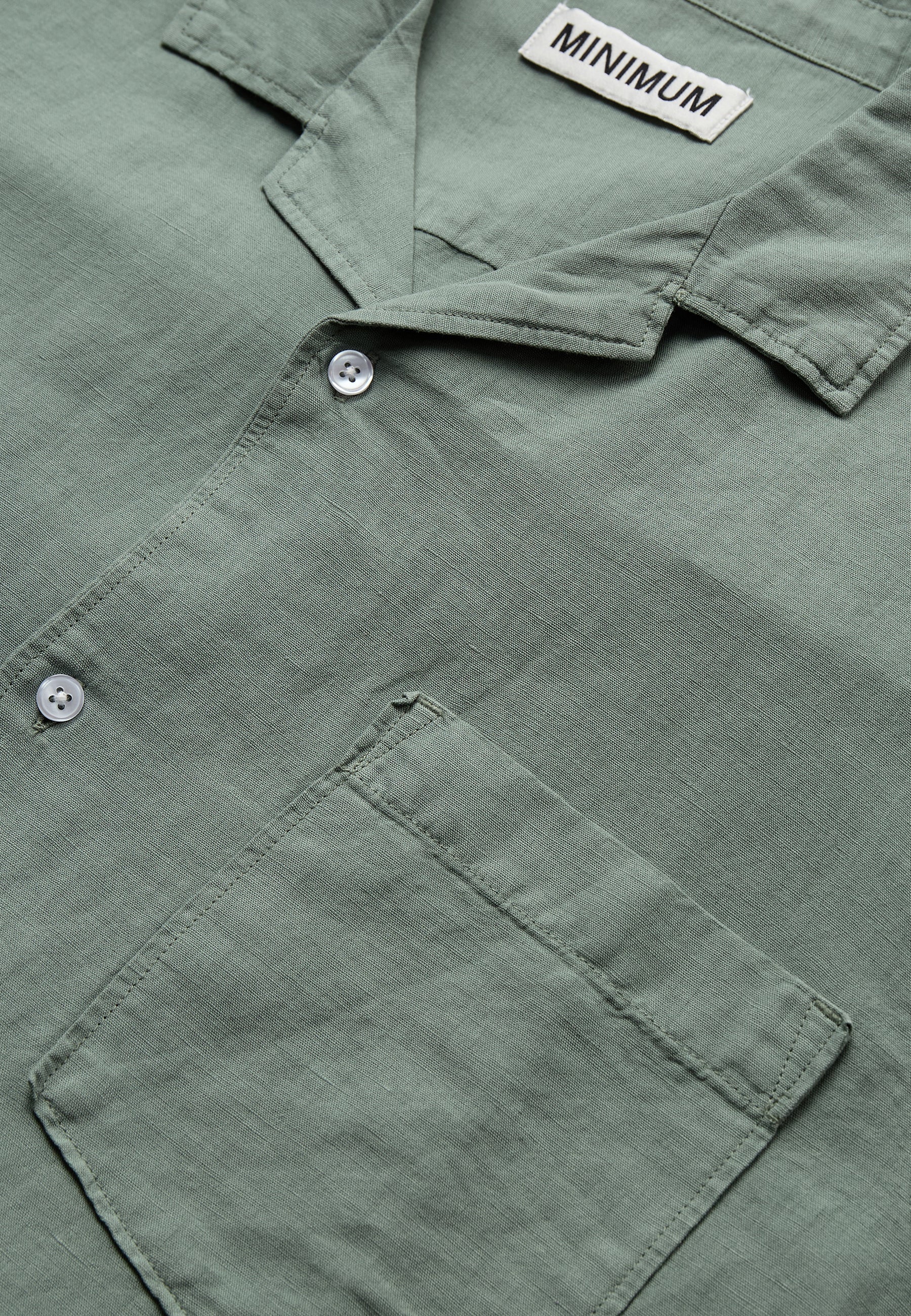 minimum male Hayden reg ss shirt 4576 Short Sleeved Shirt 5107 Chinois green