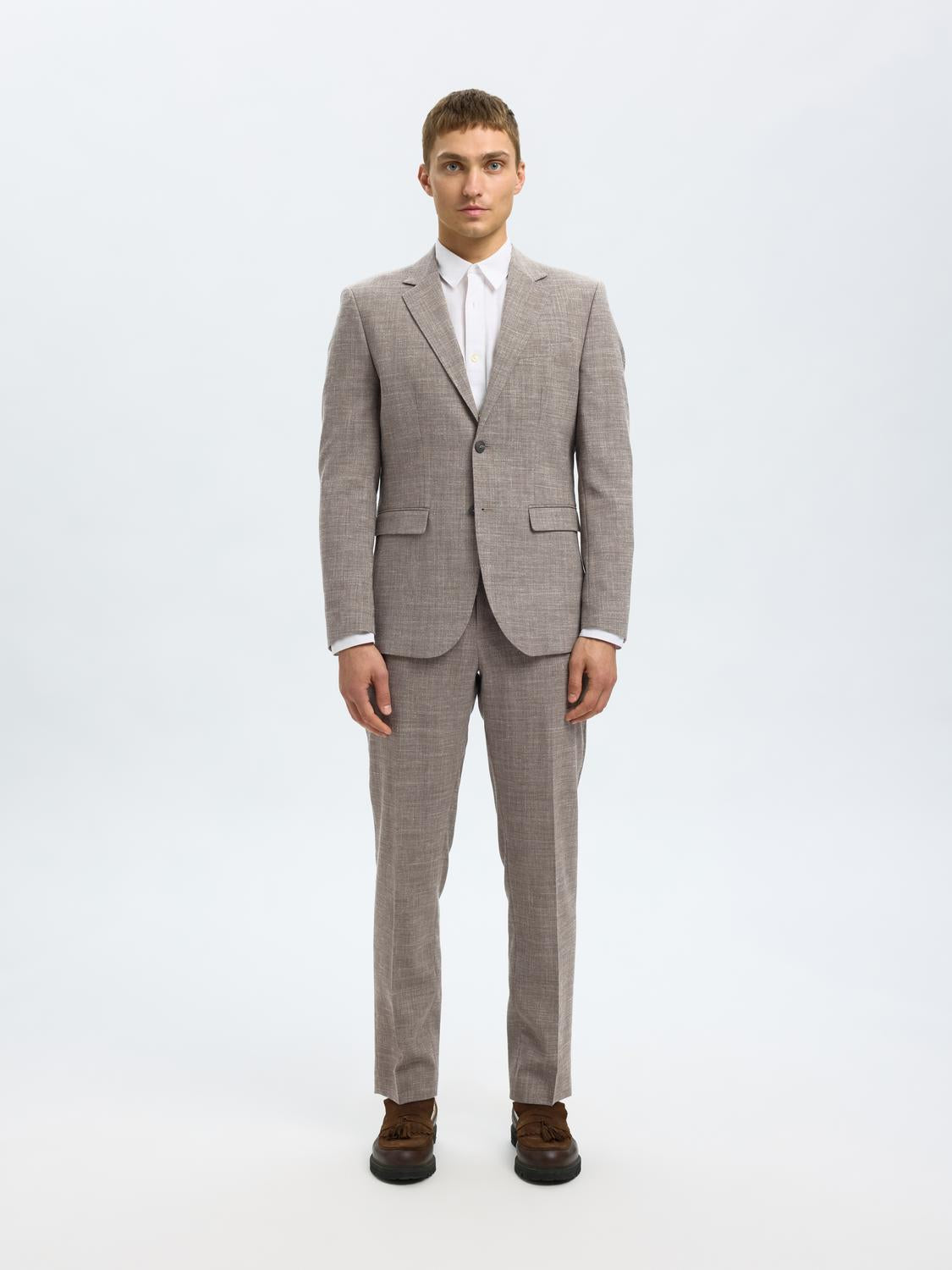 BUKSER - Slhslim-Oasis Linen Trs Noos -  - Hr Ravn