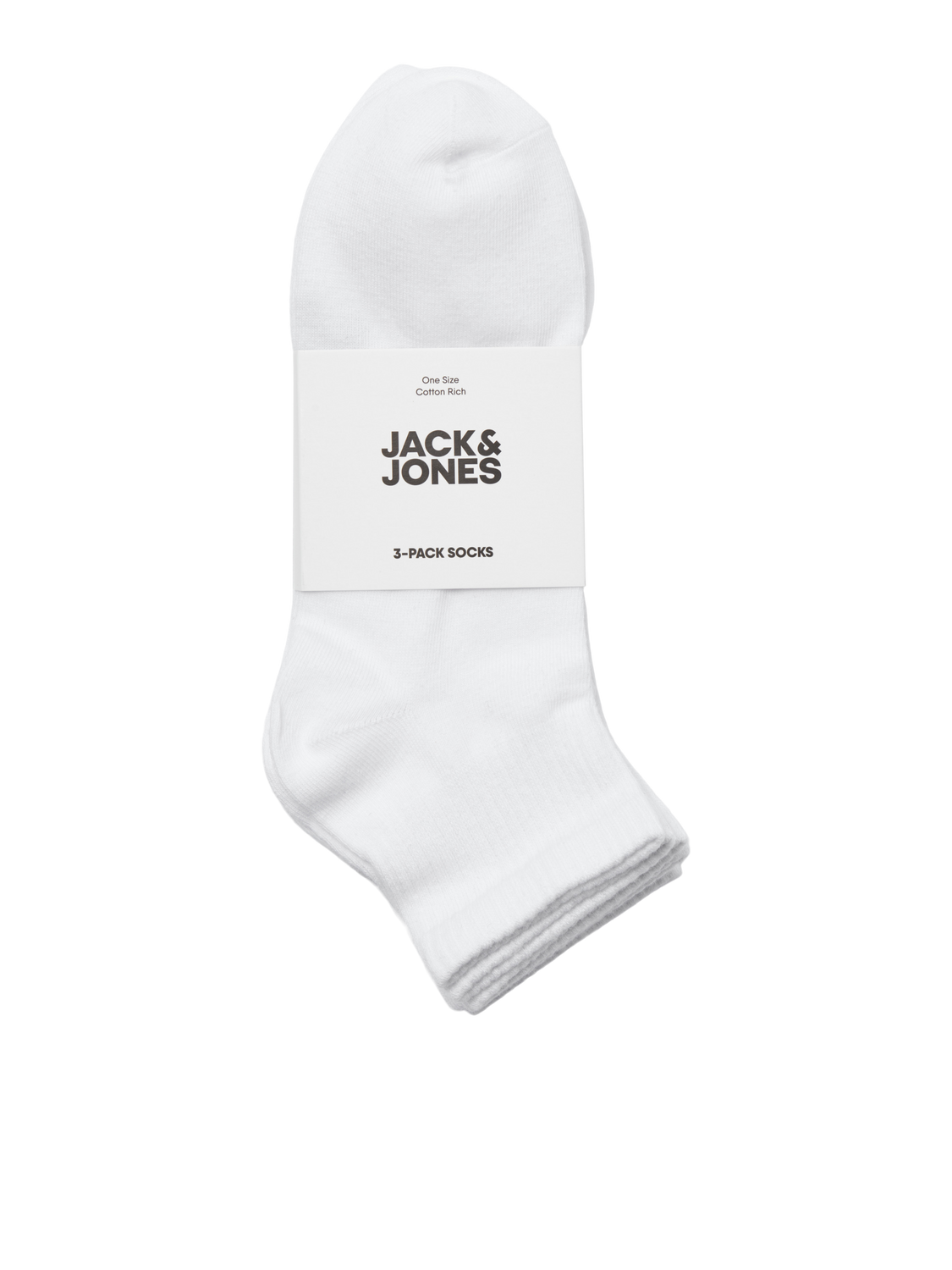 Socks - Jacleon Short Tennis Socks 3 Pack Sn -  - Hr Ravn