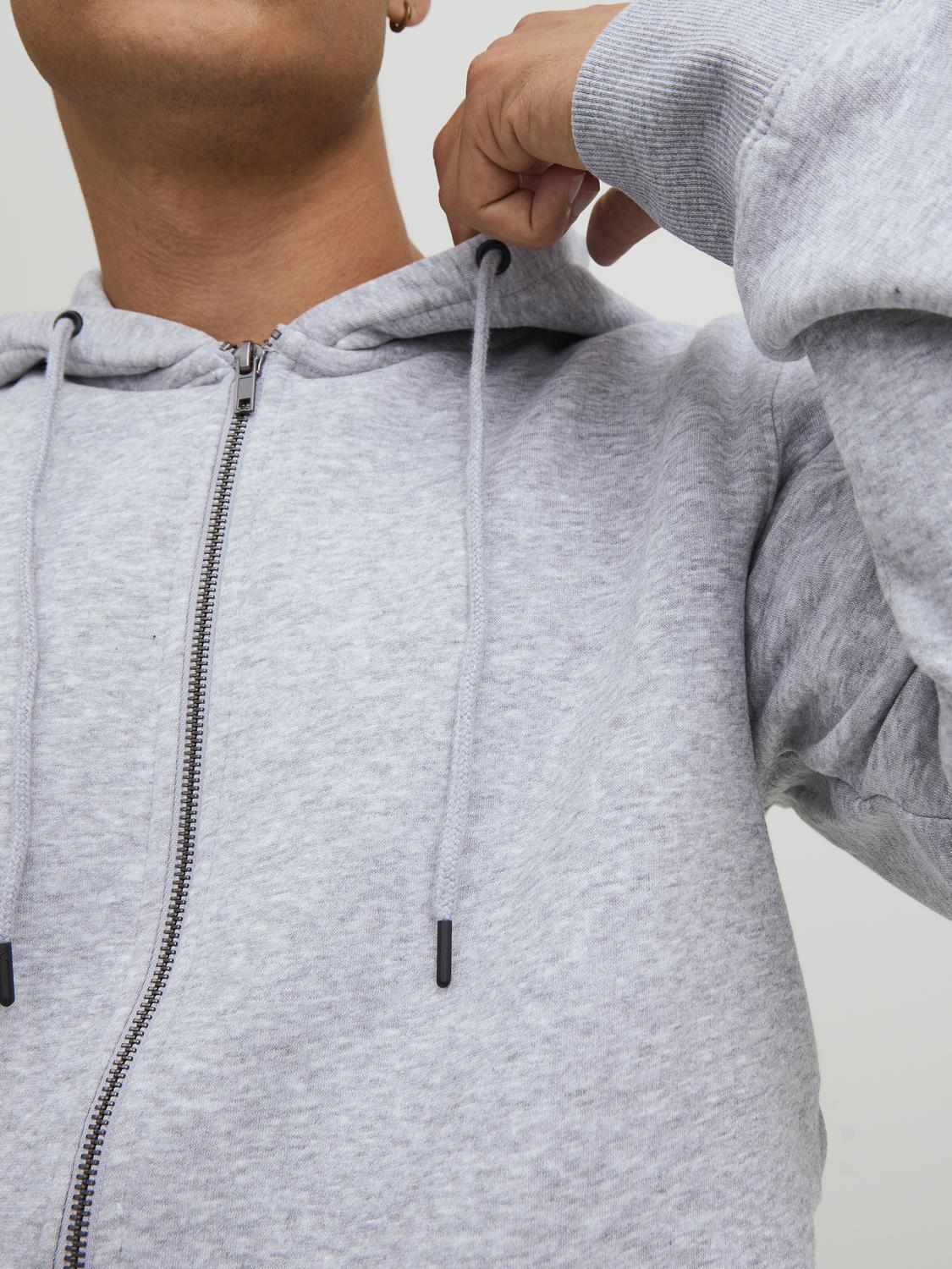 Cardigans - Jjestar Basic Sweat Zip Hood Noos -  - Hr Ravn