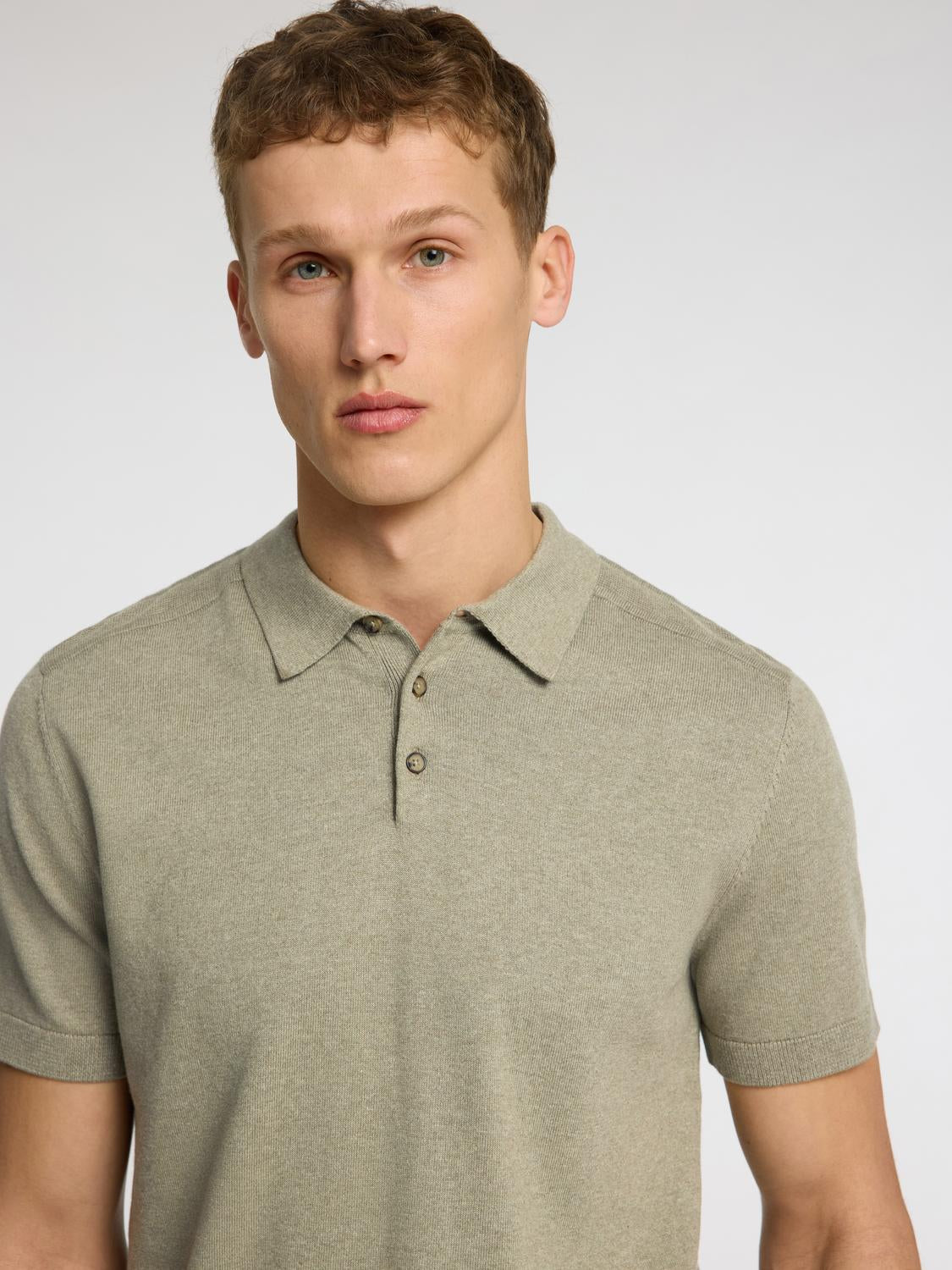 Slhberg Ss Knit Polo Noos