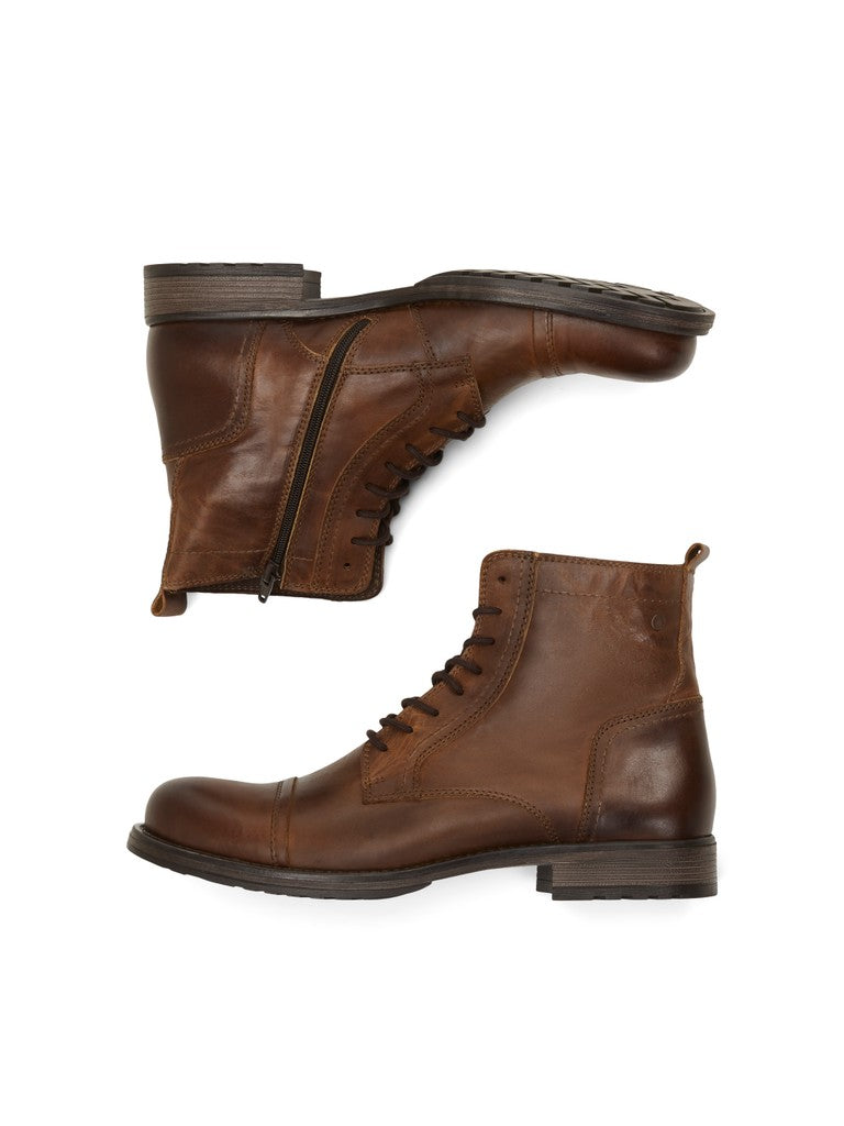 Jfwrussel Leather Boot Cognac 19 LN
