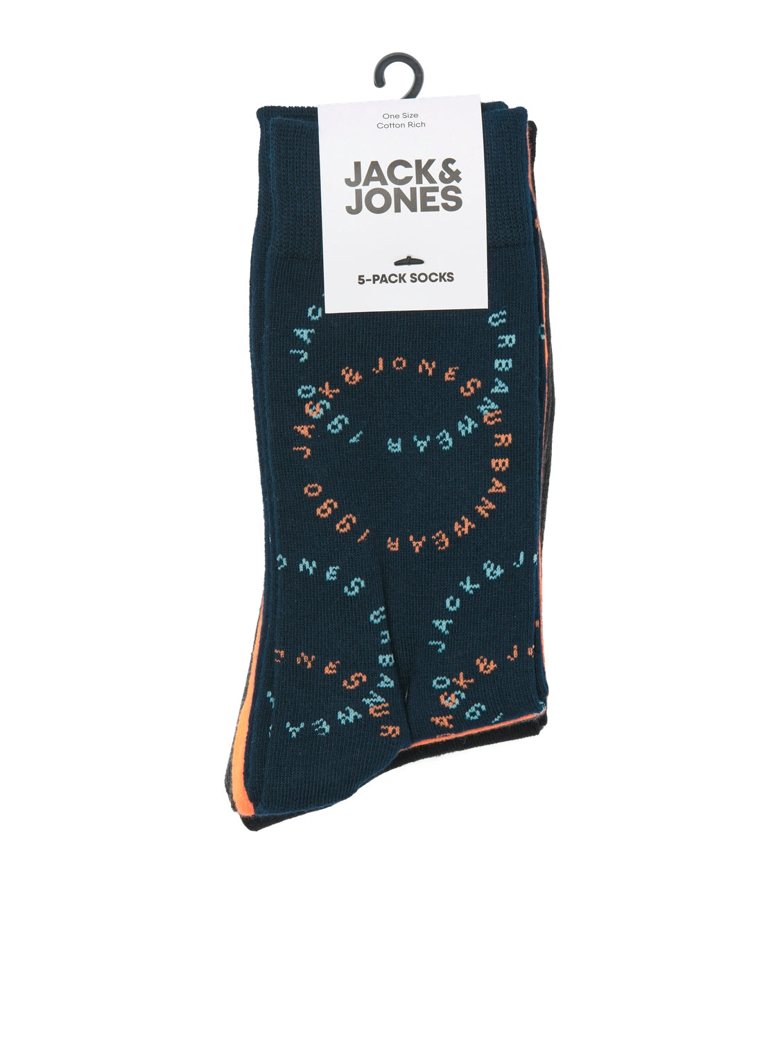 JACLogo Circle Socks 5-Pack