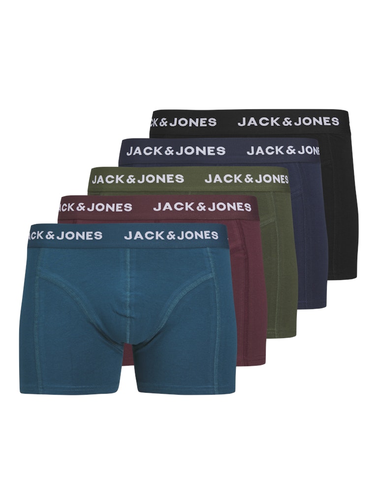 Jacteo Solid Trunks 5 Pack Box