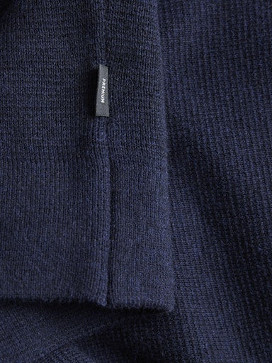 JPRBLAMILANO STITCH KNIT HALF ZIP