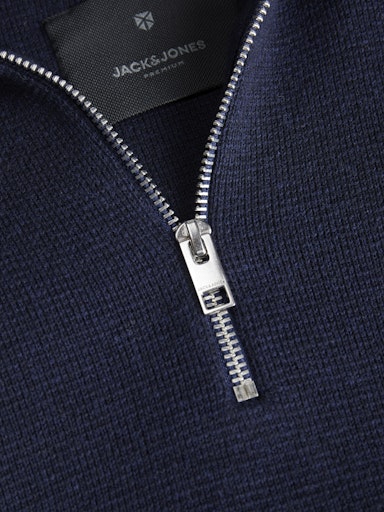 JPRBLAMILANO STITCH KNIT HALF ZIP