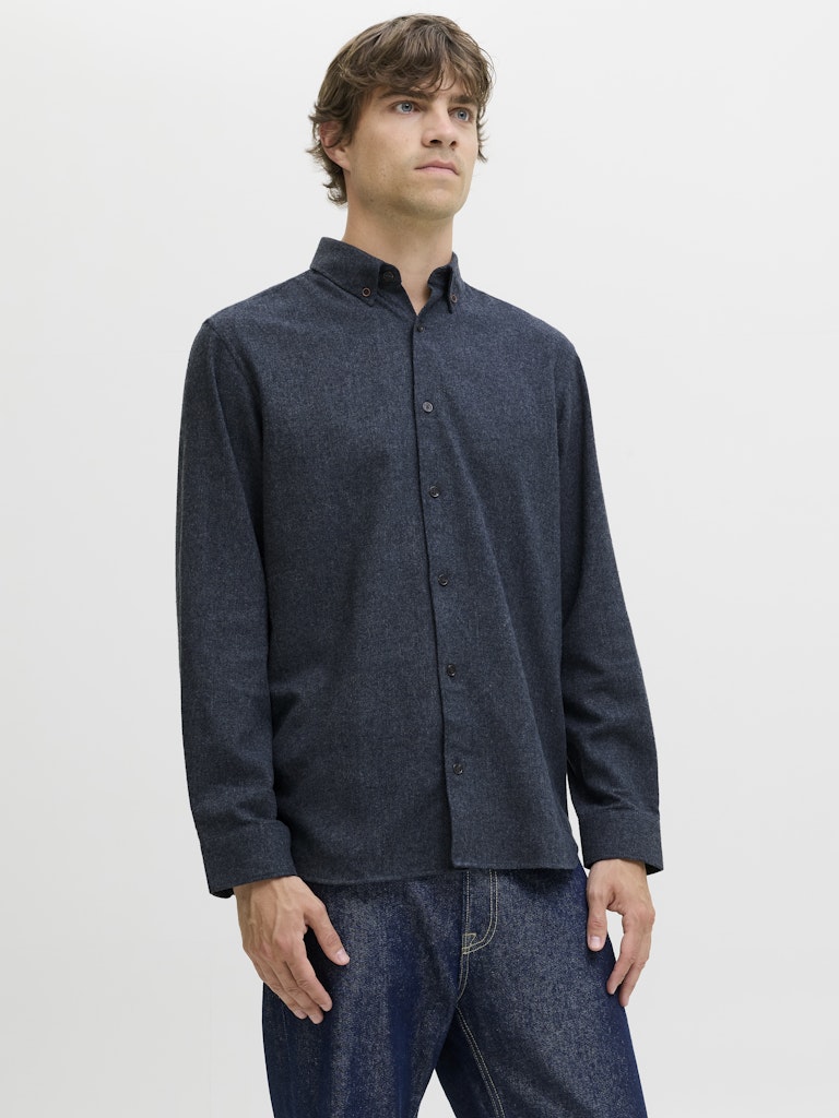 LANGE SKJORTER - Jrebike Melange Shirt LS -  - Hr Ravn