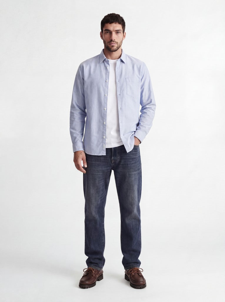 Rddlesner Oxford Solid Shirt L/S Noos