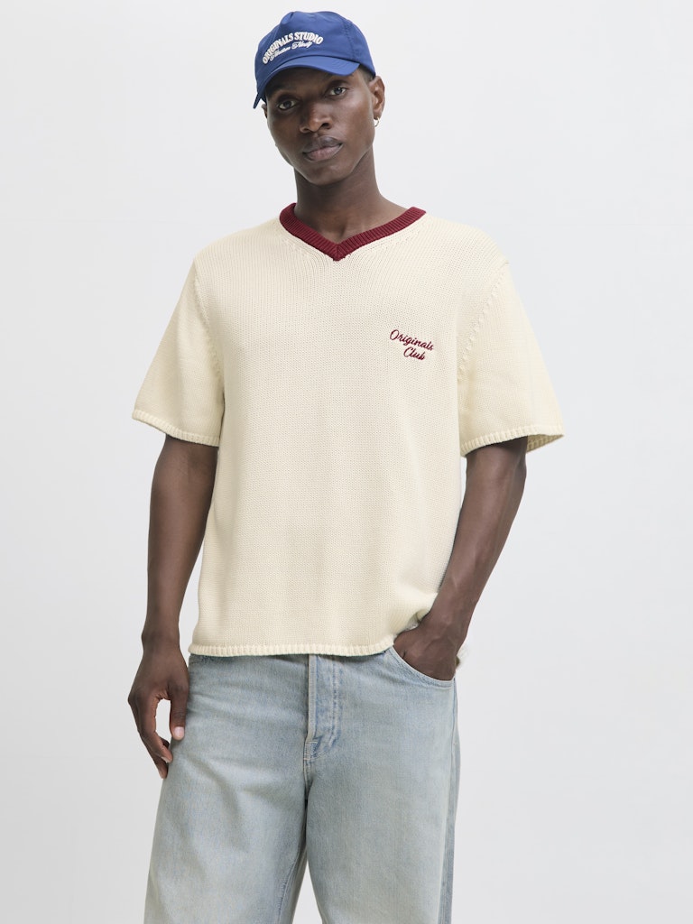 Jorcambridge Polo Knit SS V-Neck