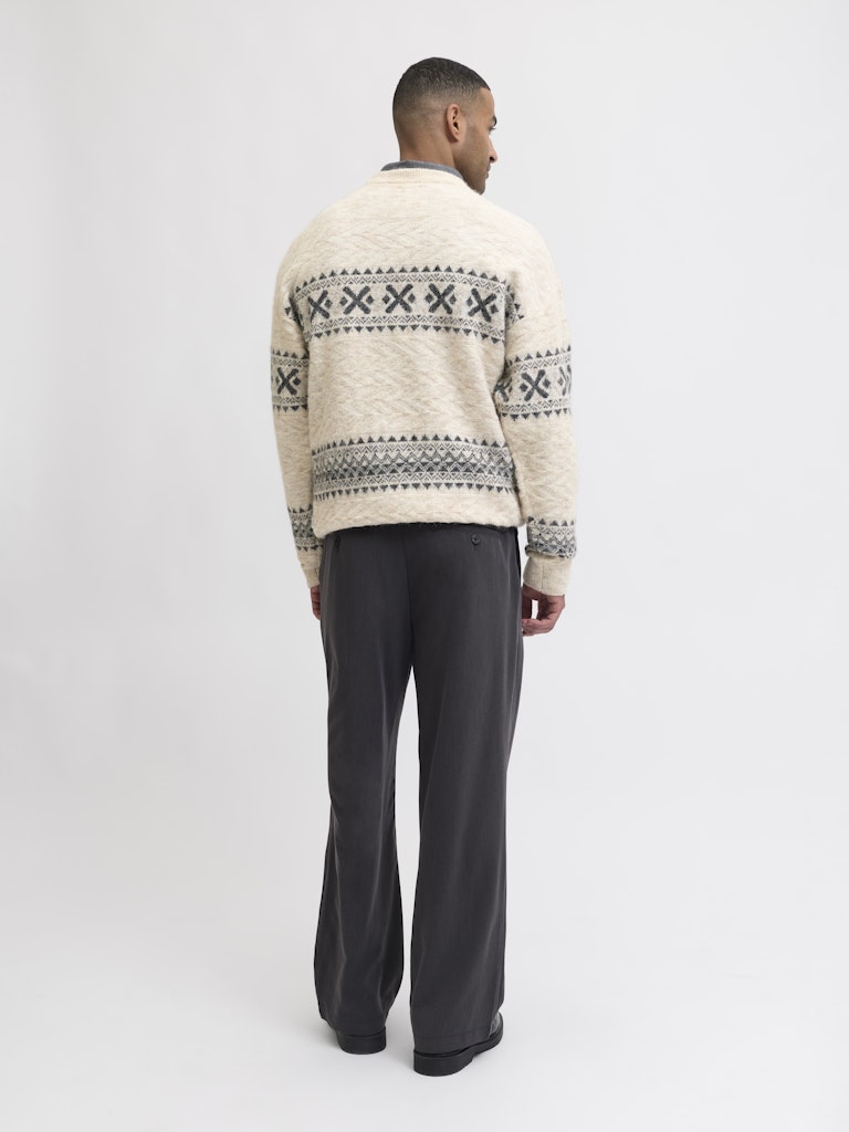 JPRBLUMAX FAIRISLE KNIT CREW NECK LN