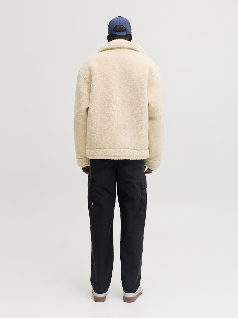 OVERTØJ - JCOFADE TEDDY TRUCKER JACKET STYD AW25 -  - Hr Ravn