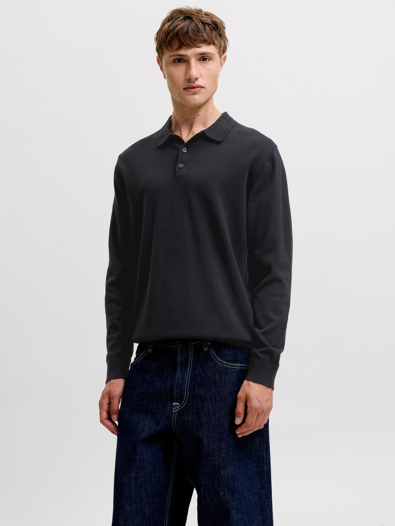 Jjebasic Knit LS Polo