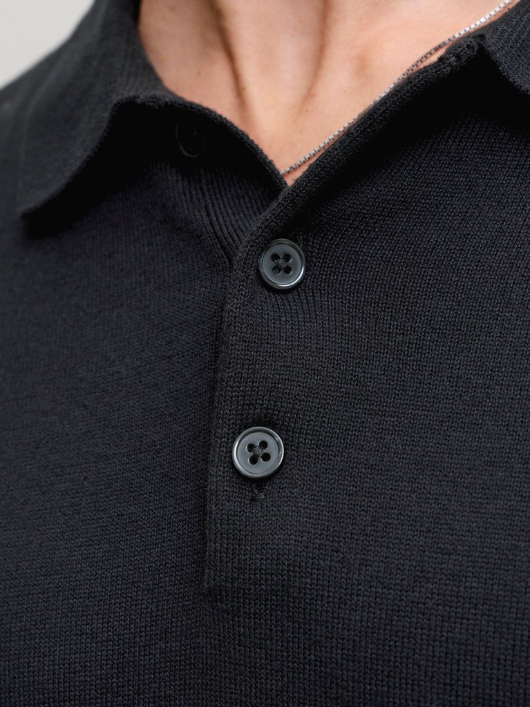 Jjebasic Knit LS Polo