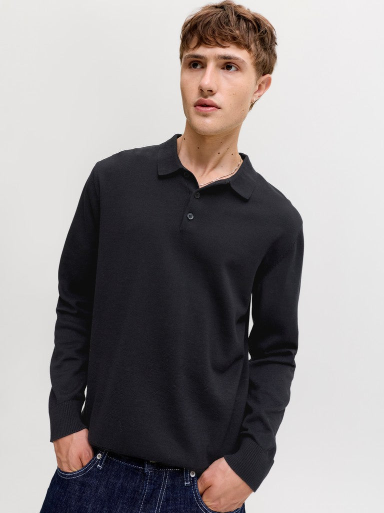 Jjebasic Knit LS Polo