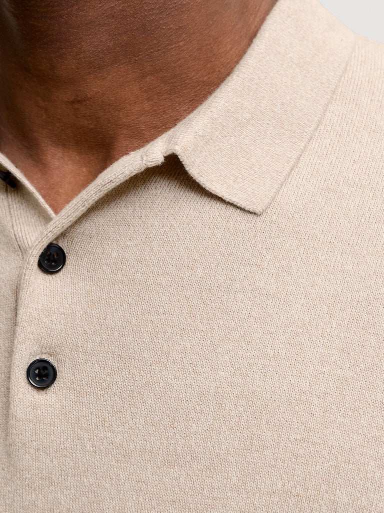 Jjebasic Knit LS Polo
