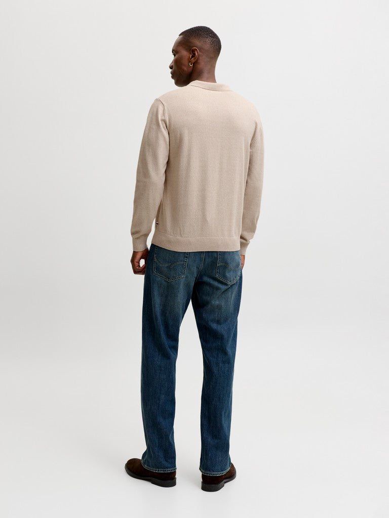 Jjebasic Knit LS Polo