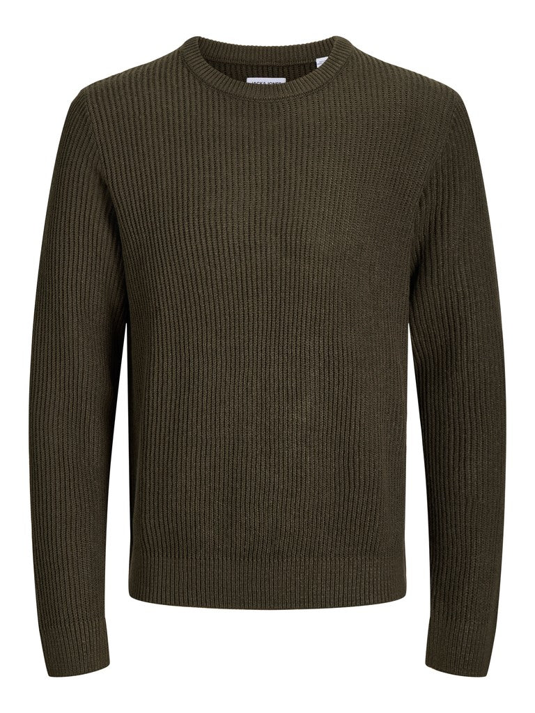 Jjpannel Knit Crew Neck AW26