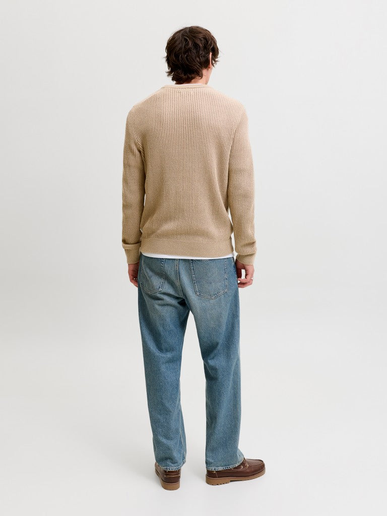 Jjpannel Knit Crew Neck AW26