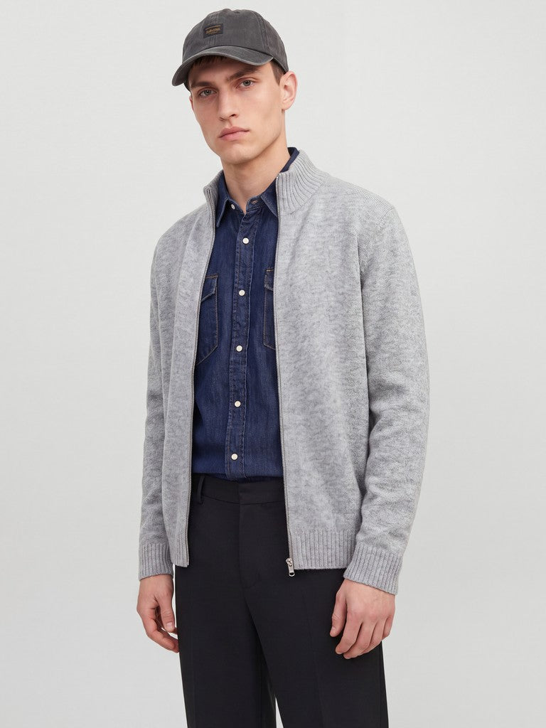Jjsoho Ollie Knit High Neck Zip Cardigan