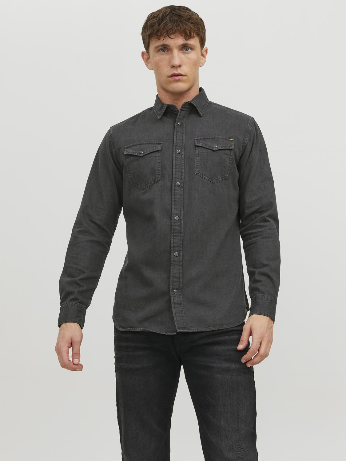 JJESheridan Shirt L/S - LANGE SKJORTER -  - Hr Ravn