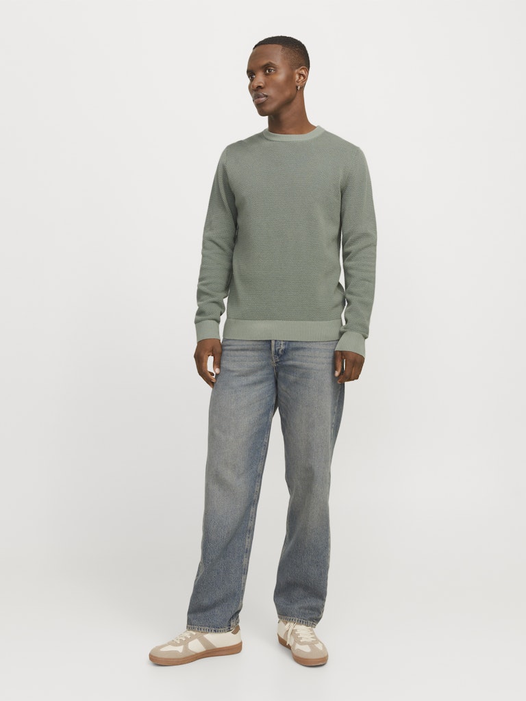 JJEGLOBE KNIT CREW NECK - STRIK -  - Hr Ravn