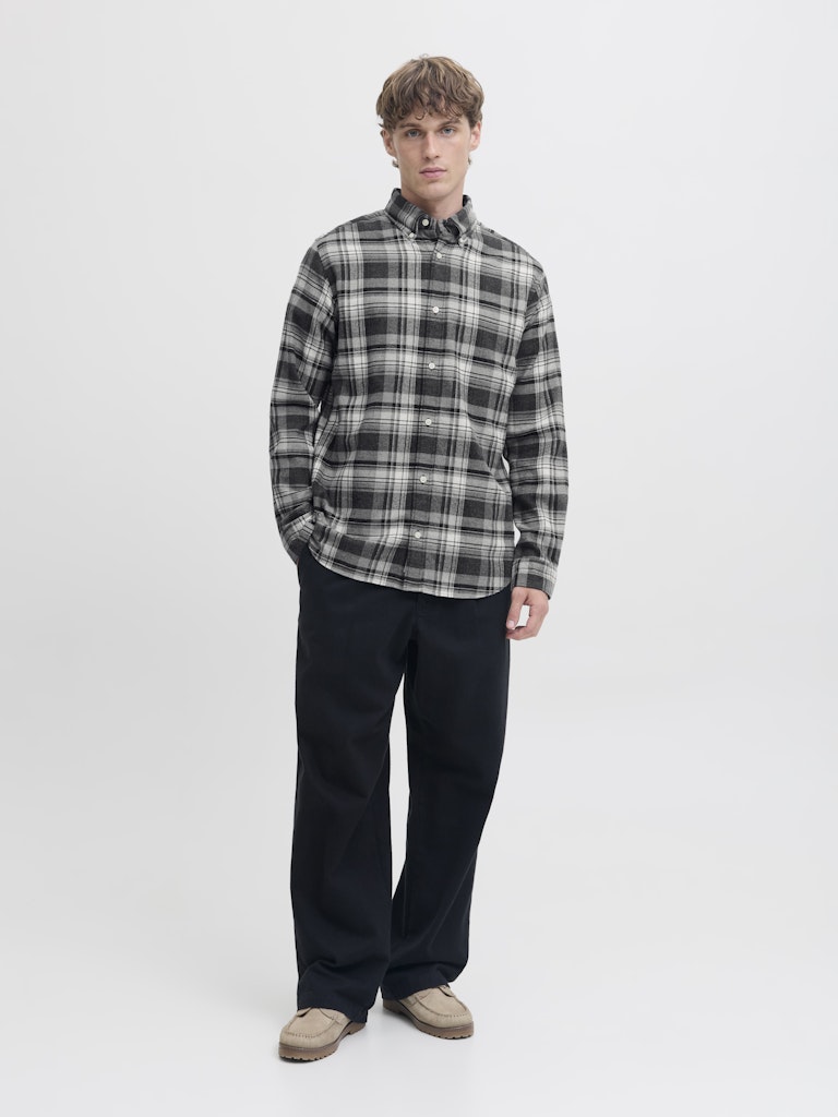 LANGE SKJORTER - Jprblubarkley Flannel X-mas L/S Shirt -  - Hr Ravn