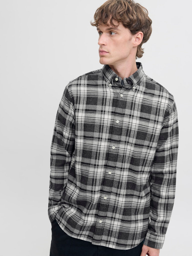 LANGE SKJORTER - Jprblubarkley Flannel X-mas L/S Shirt -  - Hr Ravn