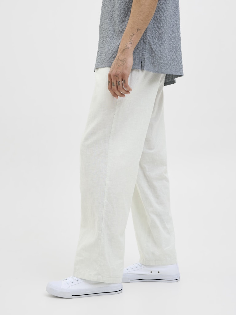 JPSTBILL DIEGO STRIPED PANTS LINEN BLEND