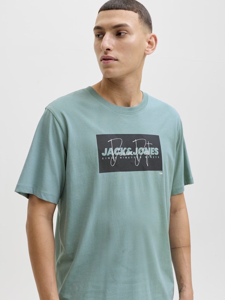 T-SHIRTS - JJCOLE PRINT TEE SS CREW NECK LN -  - Hr Ravn