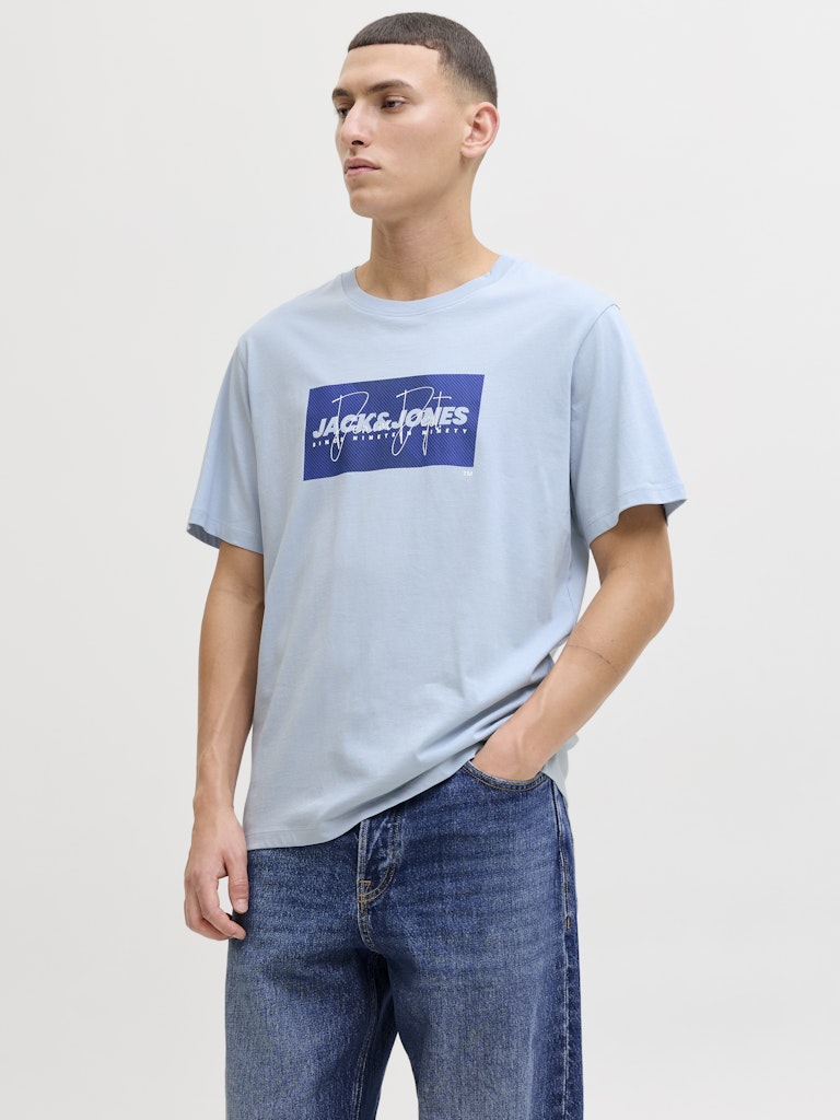T-SHIRTS - JJCOLE PRINT TEE SS CREW NECK LN -  - Hr Ravn