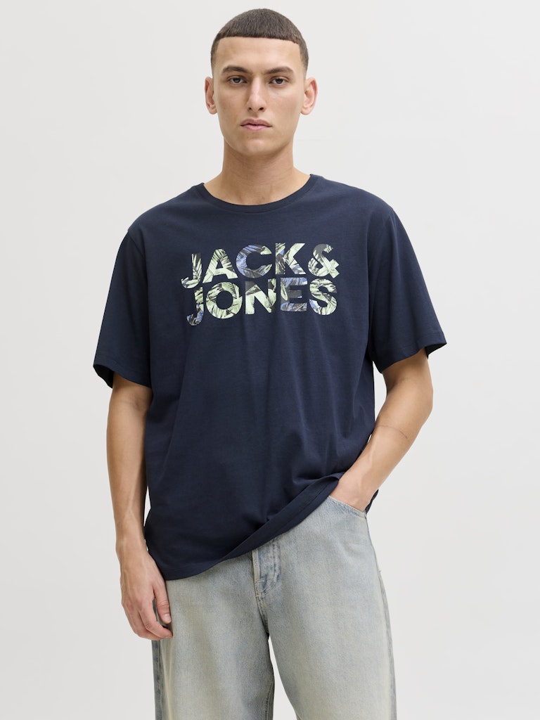 T-SHIRTS - JJEJEFF LOGO TEE SS SN -  - Hr Ravn