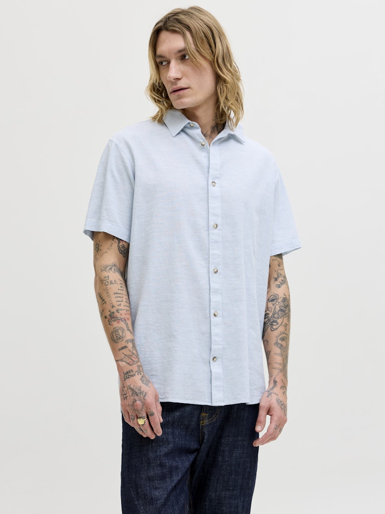 Jjesummer Linen Blend Shirt S/S