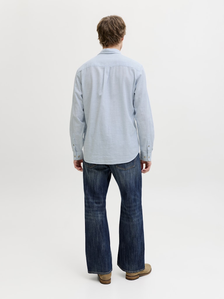 LANGÆRMEDE SKJORTER - Jjesummer Linen Blend Shirt L/S -  - Hr Ravn
