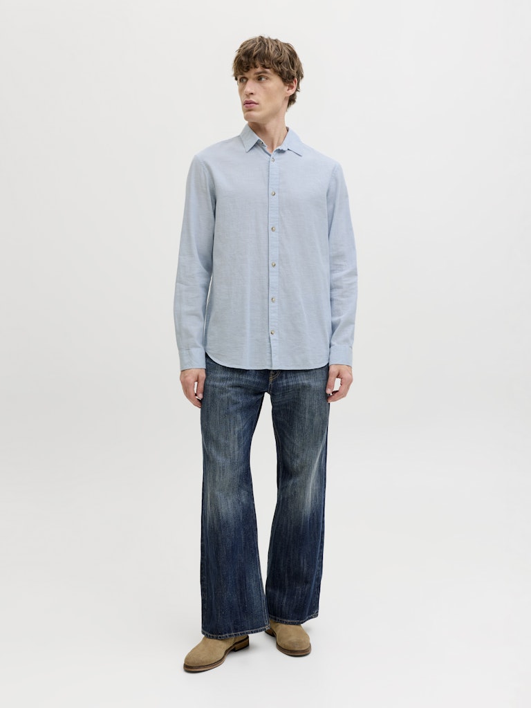 LANGÆRMEDE SKJORTER - Jjesummer Linen Blend Shirt L/S -  - Hr Ravn