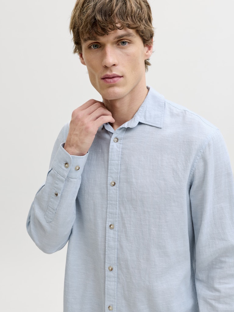 LANGÆRMEDE SKJORTER - Jjesummer Linen Blend Shirt L/S -  - Hr Ravn