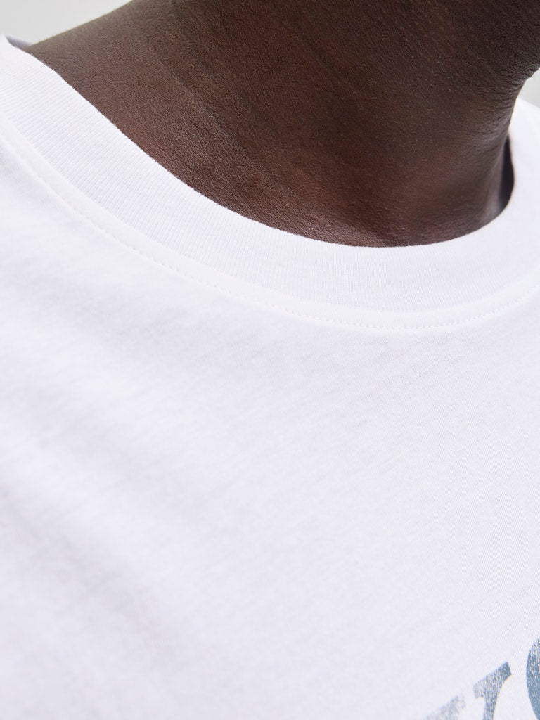 JJDEVIN DAYTONA PRINT TEE SS CREW LN