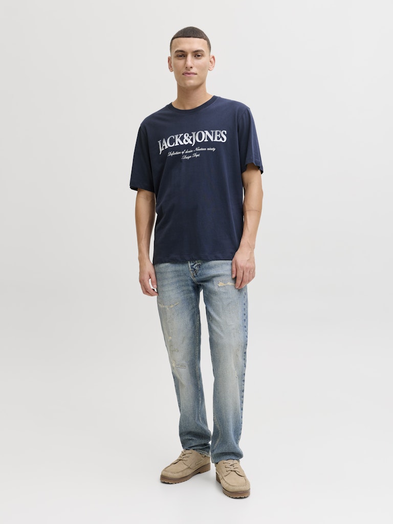 JJDEVIN DAYTONA PRINT TEE SS CREW LN