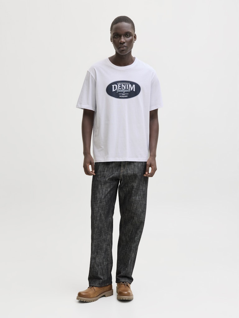 T-SHIRTS - JJEDOVER DENIM TEE SS O-NECK SN -  - Hr Ravn