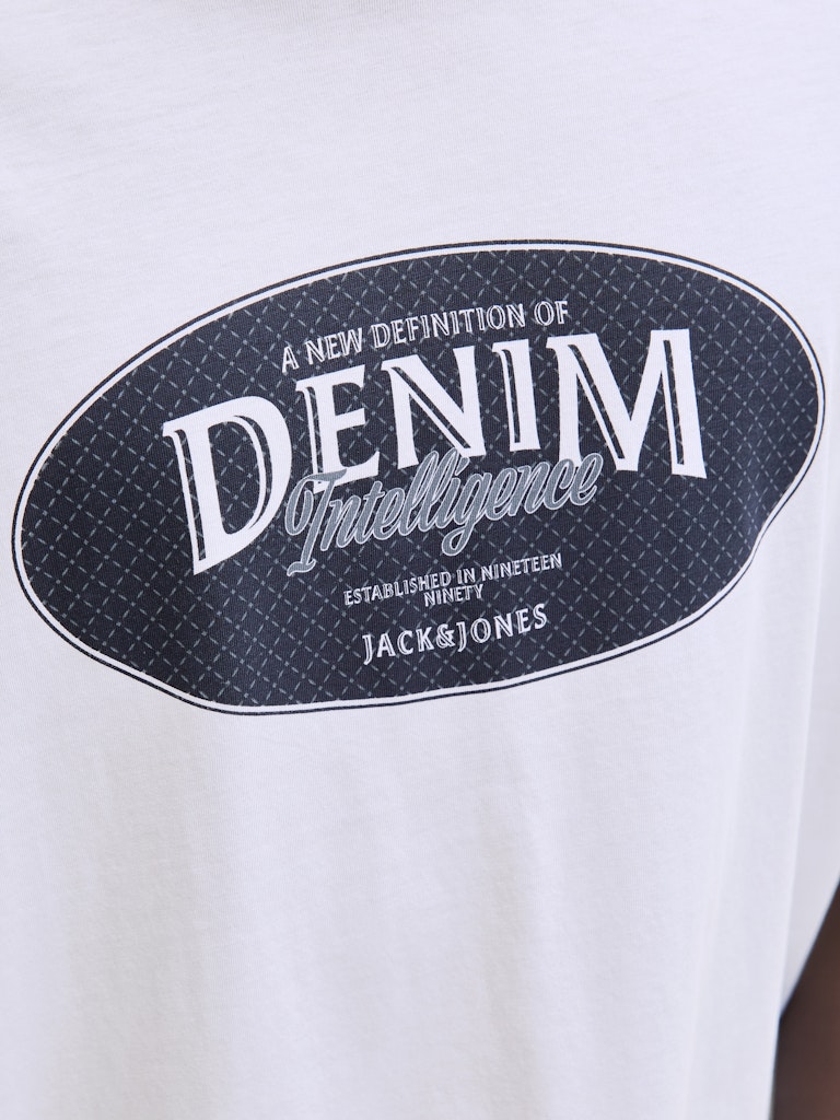 T-SHIRTS - JJEDOVER DENIM TEE SS O-NECK SN -  - Hr Ravn