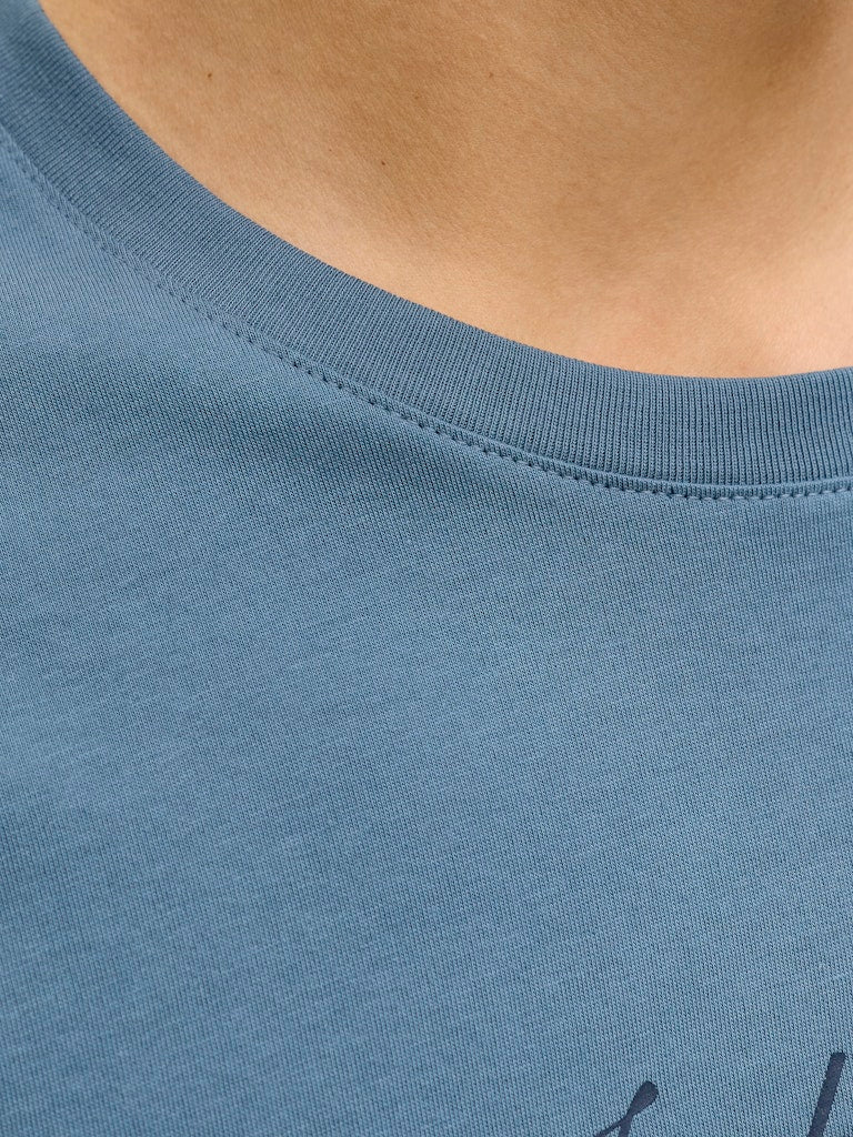 T-SHIRTS - JJEDOVER DENIM TEE SS O-NECK SN -  - Hr Ravn