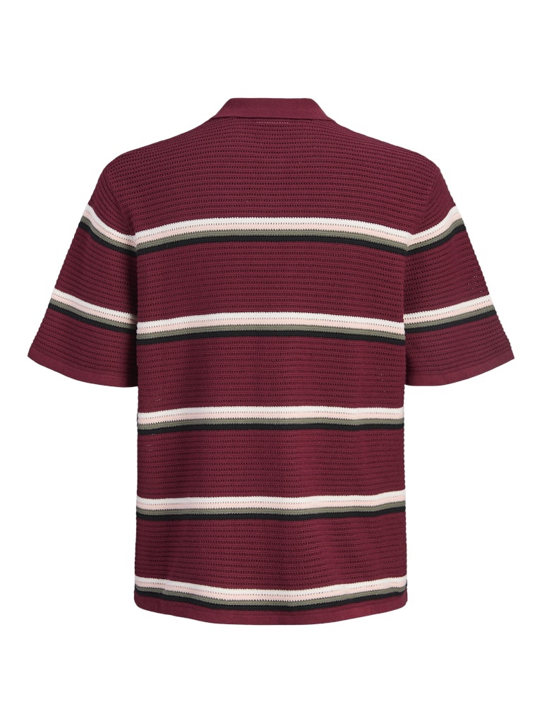 POLO SHIRTS - JORMAINE KNIT STRIPE POLO SN -  - Hr Ravn