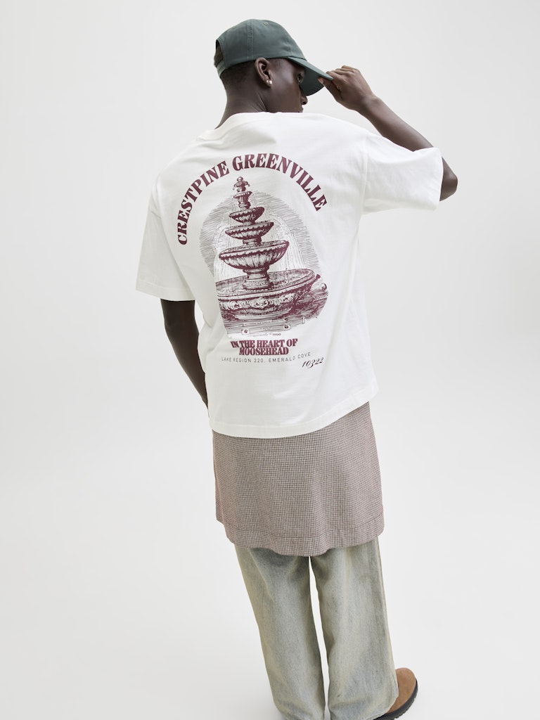 T-SHIRTS - JORMAINE BACK TEE SS CREW NECK SN -  - Hr Ravn