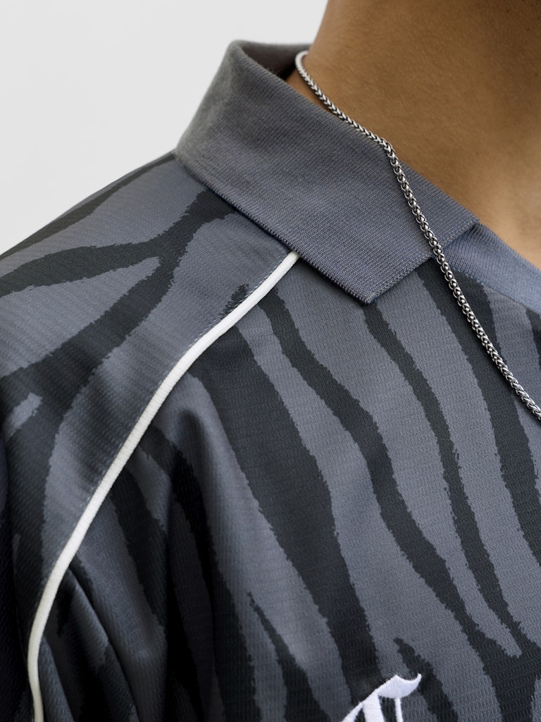 JCODUST PIPING FOOTBALL OPEN COLLAR SS