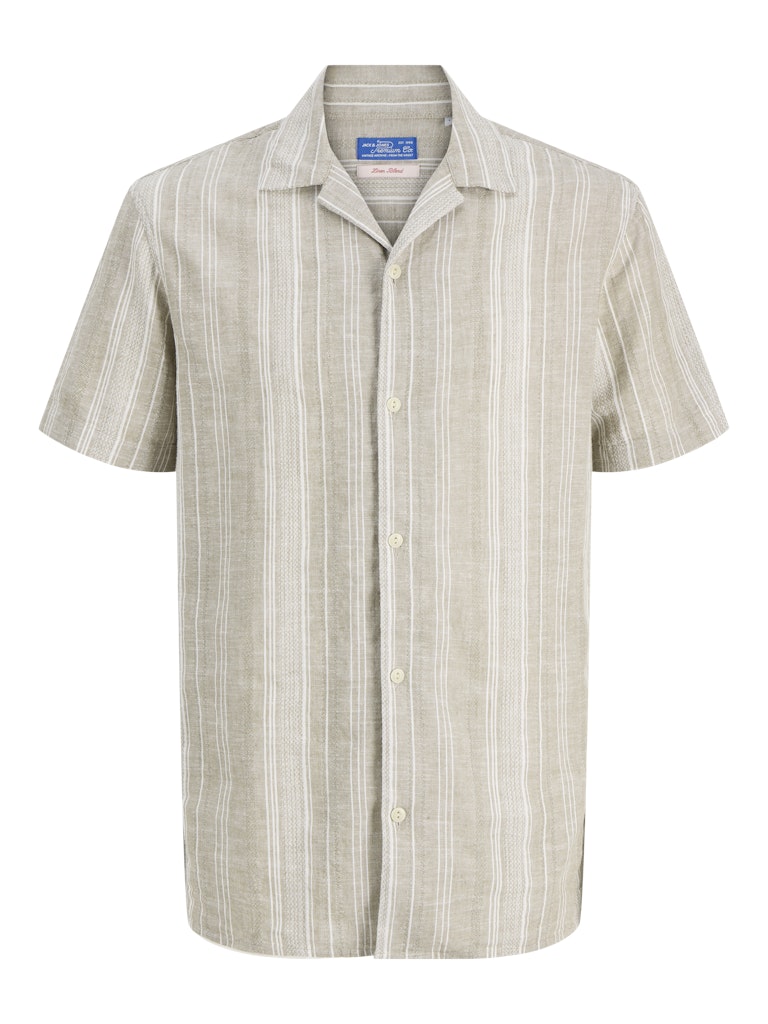 Jprblusummer Lin. Blend Dobby SS Shirt