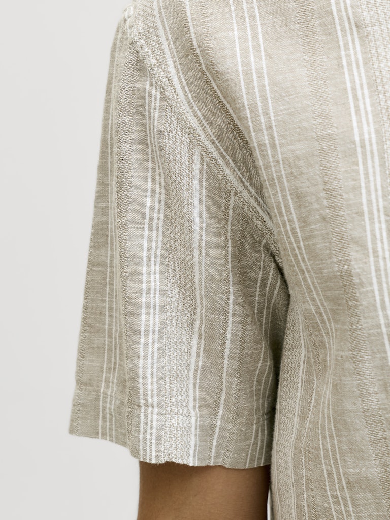 Jprblusummer Lin. Blend Dobby SS Shirt