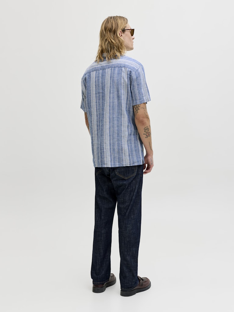 Jprblusummer Lin. Blend Dobby SS Shirt