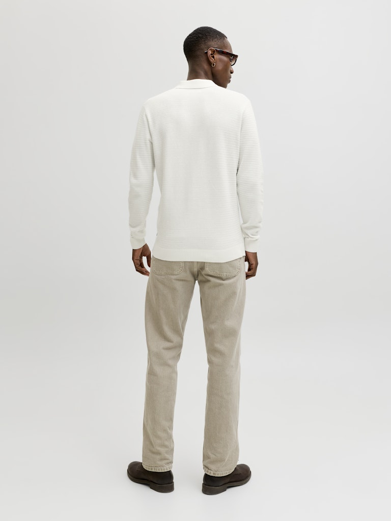 STRIK - JPRBLURILEY KNIT SPLIT NECK LS SN -  - Hr Ravn