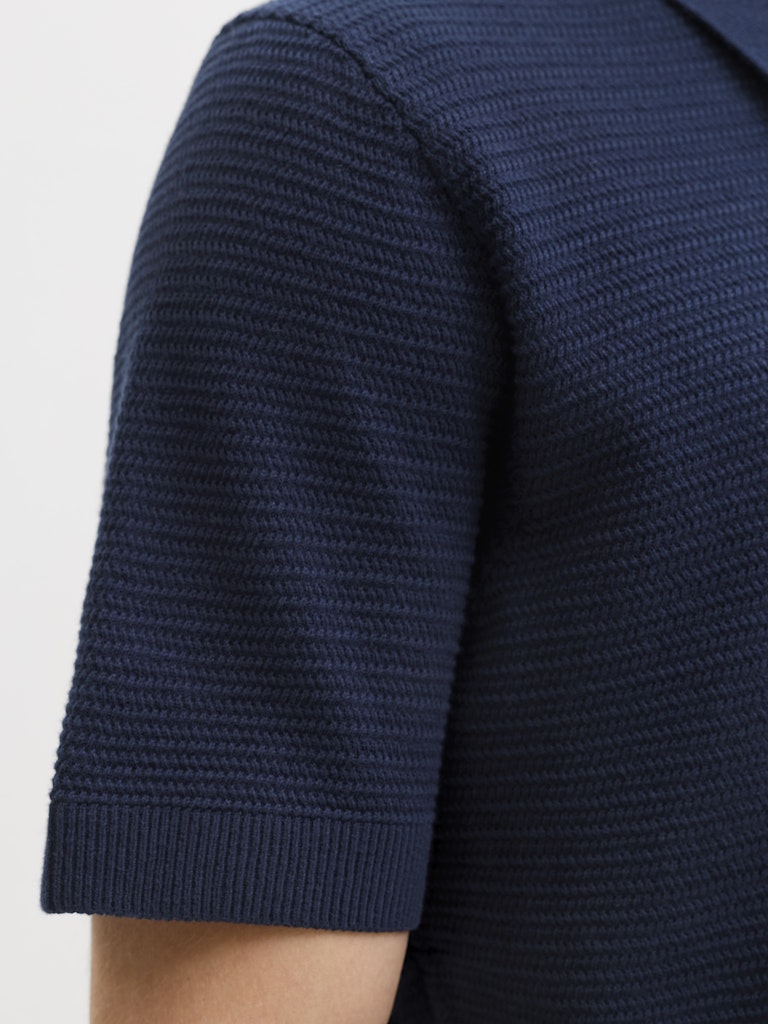 POLO SHIRTS - JPRBLURILEY KNIT POLO SS SN -  - Hr Ravn