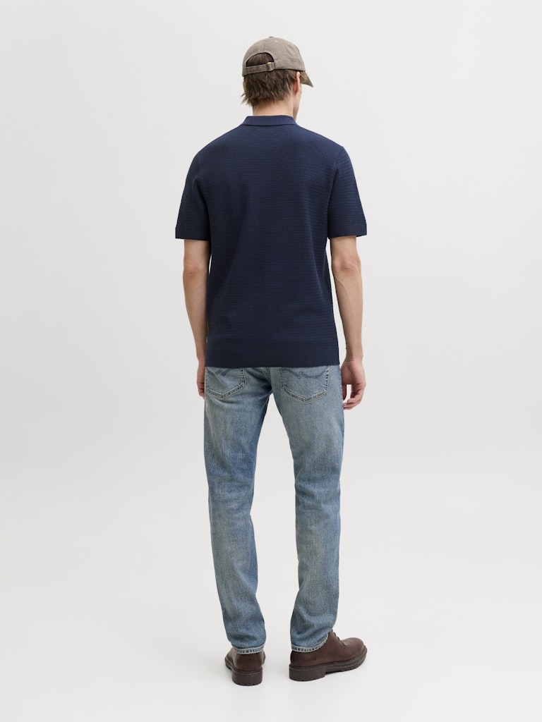 POLO SHIRTS - JPRBLURILEY KNIT POLO SS SN -  - Hr Ravn